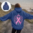 thumbnail image 5 of Xudanell Hoodies for Women Sweatshirt with Printed Hooded Plus Size Women Blouses Drawstring Top Work Clothes, 5 of 8