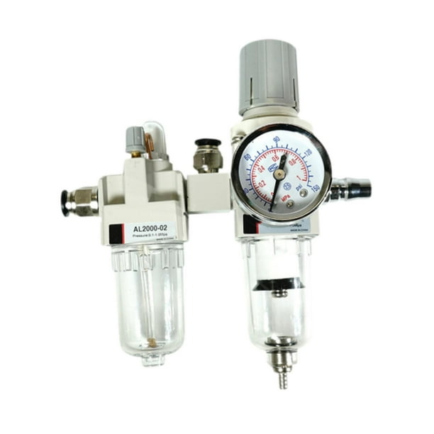 Compresor de aire Separador de agua Regulador de presión de aire Combo Resistente al desgaste Práctico Petróleo de alto rendimiento Separador de agua Abertura