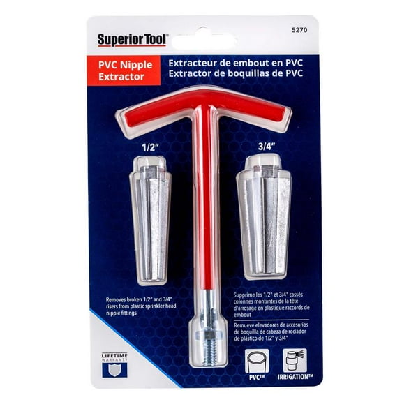 Superior Tool Riser Removal Tool,1/2,3/4 in,Steel 5270