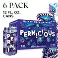 thumbnail image 3 of Wicked Weed Brewing Pernicious IPA Craft Beer, India Pale Ale, 6 Pack, 12 fl oz Aluminum Cans, 7.3% ABV, 3 of 7