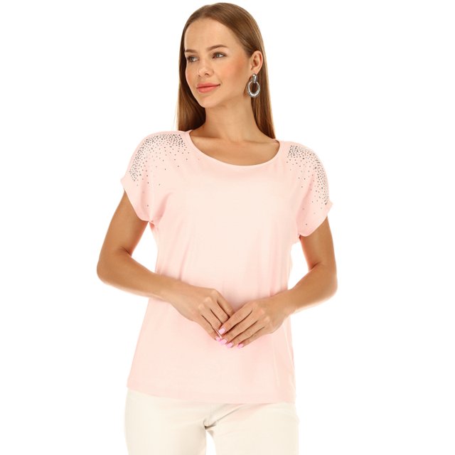 Playera Alexis Collection con detalle en hombros Alexis Collection 5022005R