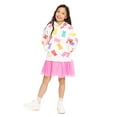thumbnail image 4 of Valentine's Day Girls Graphic Hoodie Tutu Dress from Way To Celebrate, Sizes 4-16, 4 of 6