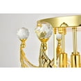 thumbnail image 7 of Corona 6 light Gold Flush Mount Clear Royal Cut Crystal, 7 of 7