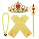 thumbnail image 1 of unids/set princesa vestir juguetes coronas varitas collares guantes pendientes reina princesa Halloween Cosplay fiesta juguete, 1 of 5