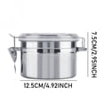 thumbnail image 2 of WIFKLSIIPG Coffee and Food Storage Canister Airtight Lid Food Freshness with Two Way Stainless Steel Food Container Coffee Flour Sugar Tea Container Holder, 2 of 3
