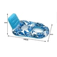 thumbnail image 2 of Large Pool Floats Lounger Adults - Oversized Lake Float Floaties, Inflatable Pool Raft with Cup Phone Holder, Backrest, Footrest, Ultra-Comfort Pool Lounge, 2 of 4