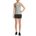 thumbnail image 3 of Athletic Works Women's Athleisure Gym Shorts with Side Slit Hem and Side Pockets, 2-Pack, 3 of 5