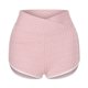 thumbnail image 1 of Leggings de textura sexy para mujer, pantalones de yoga con cintura alta y fruncidos para entrenamiento de glúteos Rosa S, 1 of 8