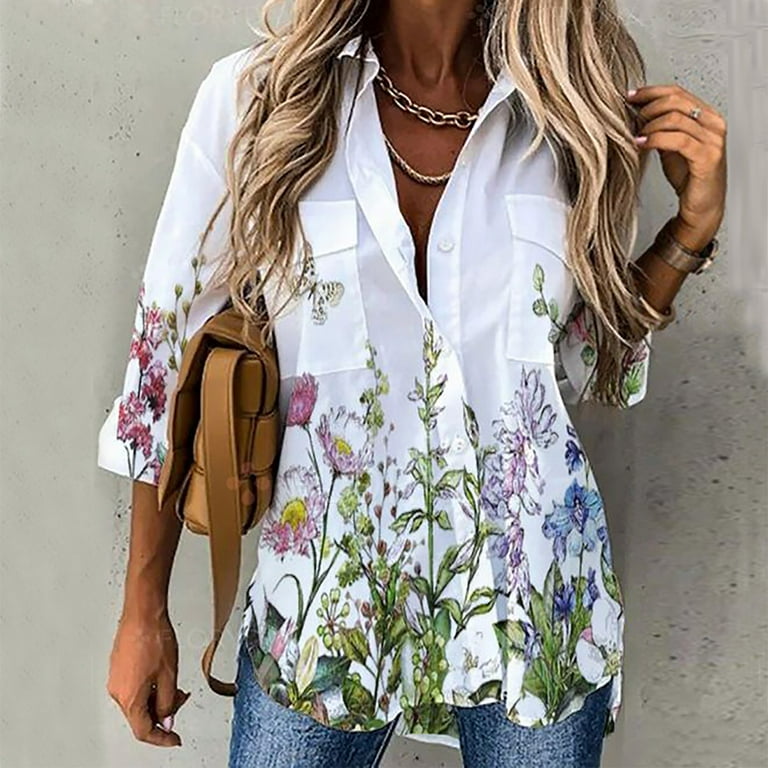 Fall 2020 Long Sleeve Fashion Women V Neck Tops And Blouses Blusas