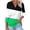 01_Green, variant on miqiqism Polo Shirt for Women Golf Workout Tshirts Trendy 3/4 Sleeve Colorblock Blouses Teen Girls Loose Tunic Pullover Tops 2025 Fashion Polos Tee,01_Green,Medium