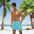 thumbnail image 5 of QPNGRP Men's Swim Trunks Quick Dry Beach Shorts with Mesh Lining, 5 of 6