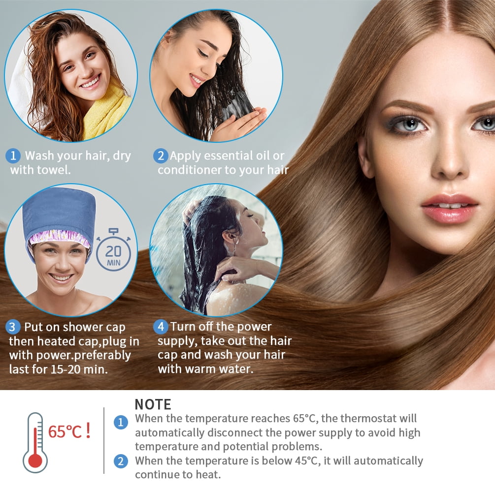 Hair Steamer, Electric Hair Cap Thermal 