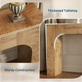 thumbnail image 4 of EDTara Narrow Farmhouse Entryway Table, Rustic Wood Console for Hallway, Living Room, or Foyer, 4 of 9