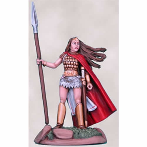 Noble Female Warrior With Spear Dangerous Journey Miniature Elmore Masterwork