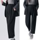 thumbnail image 2 of Warm Maternity Wide Leg Pants Elastic Waist Soft Trousers For Pregnant Women Breathable Fashionable Elastic Pants off whit1 XXL, 2 of 4