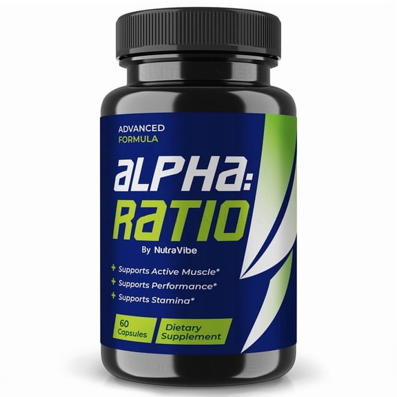 Alpha Ratio – Original AlphaRatio Capsules with a Natural Daily Blend for Energy & Wellness | Clean, Gentle, Easy-to-Swallow Pills (60 Capsules)