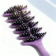 thumbnail image 4 of DUAIU Curl Defining Brush,Curly Hair Brush,Brush for Curly Hair, for Combing and Shaping Men's and Women's Curls to Reduce Hair Pulling (Purple), 4 of 5