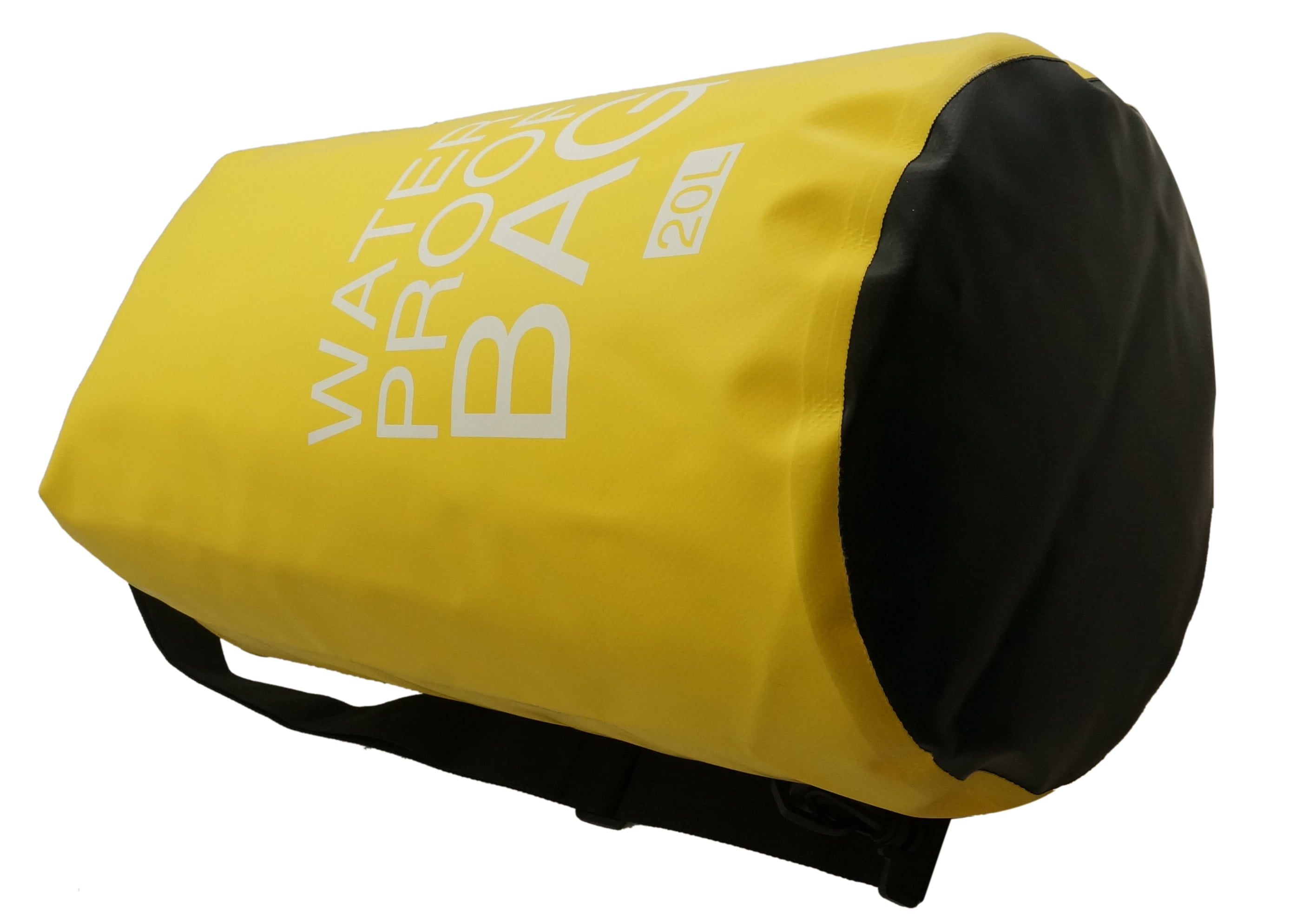 K-Cliffs Waterproof  Dry Sack Roll Top Floating  Bag for Kayaking  Canoeing Fishing Rafting , Camping  20L Yellow