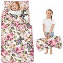 Pioneer Flower Floral Print Pattern Toddler Nap Mats for Kids Preschool,Sleeping Mat Bag or Kids,Toddler Sleeping Bag,Toddler Nap Mat or Daycare