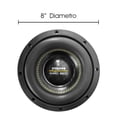thumbnail image 2 of Subwoofer 8 Pulgadas Competencia 4+4 Ohm 2500w Nano Steelpro, 2 of 4
