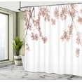 thumbnail image 4 of Ambesonne Floral Shower Curtain, Flower Tree Branches Print, 69"Wx70"L, Warm Taupe, 4 of 4