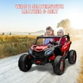 thumbnail image 1 of Royalbelle Red 24V Ride on Car with Remote Control, Powered Off-Road UTV, 1 of 7
