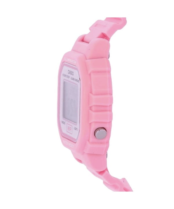 Casio Ladies Pink Resin Band Digital Watch LA 20WH 4A1DF