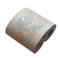 thumbnail image 1 of Ounissouiy Pegatinas de borde de pared, papel tapiz en relieve, estilo hermoso y elegante, calcomanías para el hogar, decoración artística para Decoración del hogar Rosa verde pálido, 1 of 6