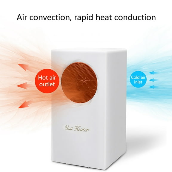 Nkmbld Portable Space Heater for Indoor Use with Thermostat, Heater Household Radiator Dormitory Desktop Radiator, Quiet Safety Heating