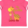 thumbnail image 4 of Inktastic My Grandma Loves Me Giraffe Boys or Girls Toddler T-Shirt, 4 of 5
