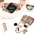 thumbnail image 2 of FORMRS Womens Shoulder Bag with Chain Strap Clutch Purse Cute Tote Handbag, Orange Japanese Flowers Pattern, 2 of 7
