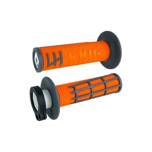 Odi H36E2OH Emig 2.0 Racing V2 Lock-On Grips - Orange/Graphite