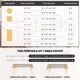 thumbnail image 6 of Fall Tablecloth 60x84 Inch Rectangular, Thanksgiving Autumn Harvest Orange Watercolor Pumpkins Blue Table Cover for Party Picnic Dinner Decor, 6 of 6
