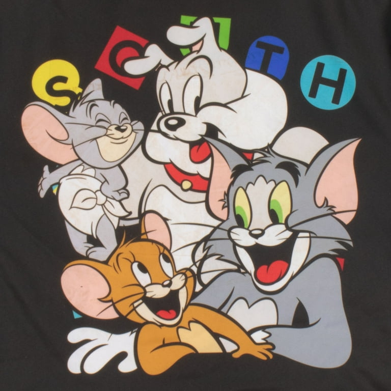 Warner Bros Tom & Jerry Varsity Jackets for Men Tom and Warner Bros Tom & Jerry Varsity Jackets for Men Tom and
