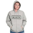 thumbnail image 3 of Ba Co N Bacon Food Science Nerd Geeky Zip Up Hoodie Men's Women's Brisco Brands S, 3 of 6