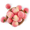 thumbnail image 1 of 16 Pcs Artificial Simulation Peach with Leaves Fake Photo Props Party Home Kitchen Decor Food Toy, 1 of 8