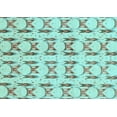 thumbnail image 1 of Ahgly Company Indoor Rectangle Abstract Light Blue Modern Area Rugs, 7' x 9', 1 of 4