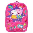 thumbnail image 4 of Peppa Pig School Travel Backpack Set For Girls With Detachable Insulated Lunch Box 16", 4 of 8