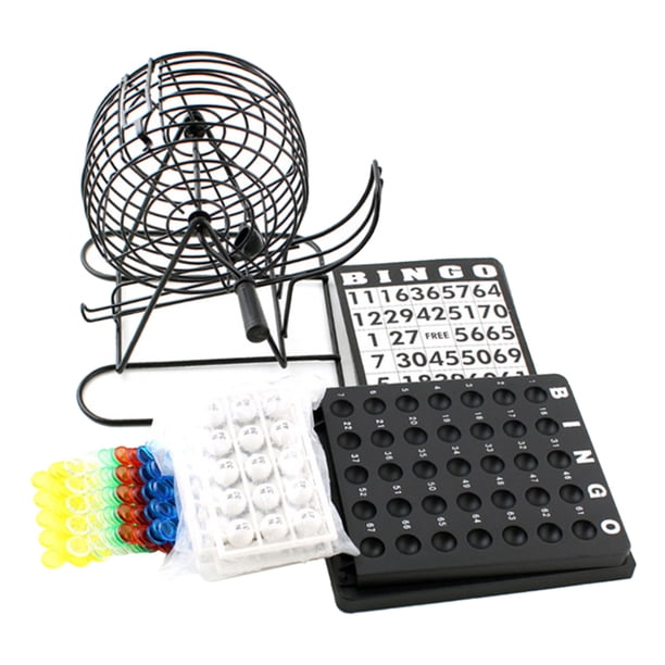 HLONK Ensemble de Jeu de Bingo Loto Russe Jeu de Bingo Familial Jeu d'Échecs de Fête HLONK Ensemble de Jeu de Bingo Loto Russe Jeu de Bingo Familial Jeu d'Échecs de Fête