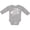 AC-Heather Grey, variant on Inktastic I'm Grandma's Favorite with Arrow and Hearts Boys or Girls Long Sleeve Baby Bodysuit