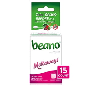 Beano Extra Strength Gas Relief, Anti-Bloating Digestive Enzyme ...