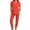Orange, variant on Women Fall Clothes Two Piece Outfits for Women Casual Womens Solid Color Short Sleeve Top and Trousers Office Wear Two Piece Set for Work My Items