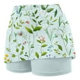 thumbnail image 6 of Feancey Women's Tennis Skirts with Shorts Trendy Print Mini Skorts Summer Casual High Waist Yoga Workout Shorts Plus Size Athletic Shorts Sales Today, 6 of 6