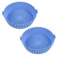 thumbnail image 1 of 2 pack reutilizable freidora de aire olla de silicona para tostado microondas C Afortunado Sencillez, 1 of 5