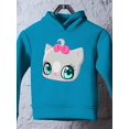 thumbnail image 3 of Cute Cat With Bow Hoodie Toddler -Image by Shutterstock,  5 Toddler, 3 of 4