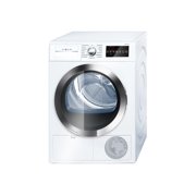 WTG86402UC 800 Series 24 Compact Electric Condensation Dryer with 4 cu. ft. Stainless Steel Drum Sensitive Drying System 15 Programs in White