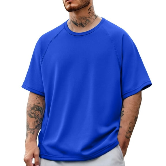 Men's Sports Short Sleeve Basketball T Shirt Quick Drying Sweat Wicking Warm Up Shooting Tee for College Trendy Athletes