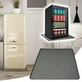 LIJCC Mini Refrigerator Silicone Mat Washing Machine Top Mat Anti