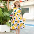 thumbnail image 1 of LOVZFMLL Robe Sans Manches Extensible Ligne A Robe de Récital Scolaire Patineuse Manches Courtes Col Rond, 1 of 3