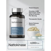 Nattokinase Supplement | 4000 FU | 150 Capsules | Non-GMO, Gluten Free | by Horbaach